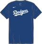 Nike Los Angeles Dodgers Youth Institutional Short Sleeve Cotton Tee Fan Gear MLB Los Angeles Dodgers