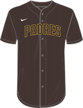 Nike San Diego Padres Youth Institutional Full Button Jersey Fan Gear MLB San Diego Padres