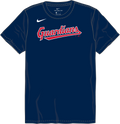 Nike Cleveland Guardians Youth Institutional Short Sleeve Cotton Tee Fan Gear MLB Cleveland Guardians