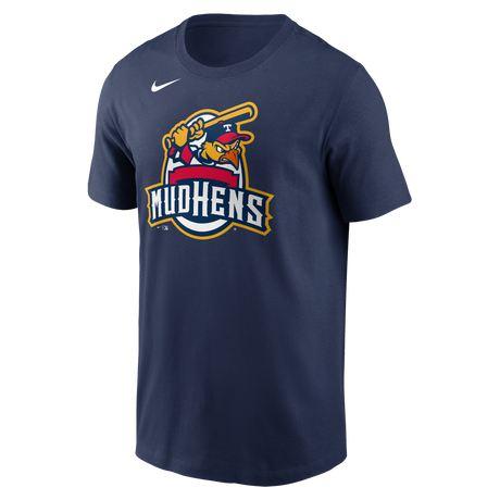 Nike Toledo Mud Hens Men's Nike Short Sleeve Club Crew Tee Fan Gear MiLB Toledo Mud Hens