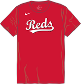 Nike Cincinnati Reds Youth Institutional Short Sleeve Cotton Tee Fan Gear MLB Cincinnati Reds