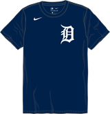 Nike Detroit Tigers Youth Institutional Short Sleeve Crew Neck Tee Fan Gear MLB Detroit Tigers