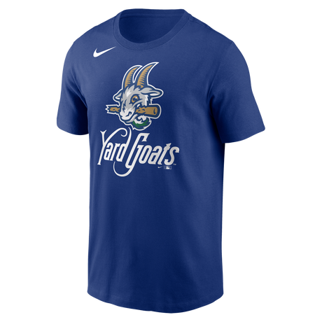 Nike Hartford Yard Goats Adult Institiutional Short Sleeve Cotton Tee Fan Gear MiLB Hartford Yard Goats