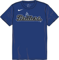Nike Tulsa Drillers Youth Crew Neck Cotton Tee Fan Gear MiLB Tulsa Drillers