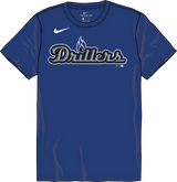 Nike Tulsa Drillers Youth Crew Neck Cotton Tee Fan Gear MiLB Tulsa Drillers
