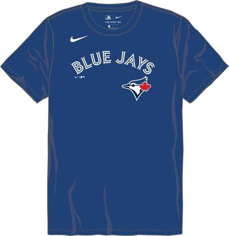 Nike Toronto Blue Jays Youth Institutional Short Sleeve Crew Neck Tee Fan Gear MLB Toronto Blue Jays