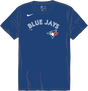 Nike Toronto Blue Jays Youth Institutional Short Sleeve Crew Neck Tee Fan Gear MLB Toronto Blue Jays
