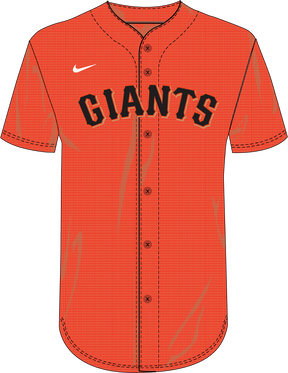 Nike San Francisco Giants Youth Institutional Full Button Jersey