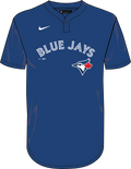 Nike Toronto Blue Jays Youth Institutional 1 Button Pullover Fan Gear MLB Toronto Blue Jays