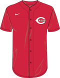 Nike Cincinnati Reds Youth Institutional Full Button Jersey Fan Gear MLB Cincinnati Reds