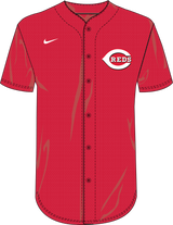 Nike Cincinnati Reds Youth Institutional Full Button Jersey Fan Gear MLB Cincinnati Reds