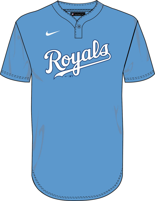 Nike Kansas City Royals Youth Institutional 1 Button Pullover