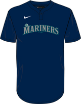 Nike Seattle Mariners Youth Institutional 1 Button Pullover Fan Gear MLB Seattle Mariners