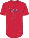 Nike Philadelphia Phillies Youth Institutional Full Button Jersey Fan Gear MLB Philadelphia Phillies