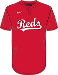 Nike Cincinnati Reds Youth Institutional 1 Button Pullover Fan Gear MLB Cincinnati Reds