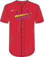 Nike St. Louis Cardinals Youth Institutional Full Button Jersey Fan Gear MLB St. Louis Cardinals