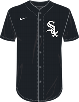 Nike Chicago White Sox Youth Institutional Full Button Jersey Fan Gear MLB Chicago White Sox