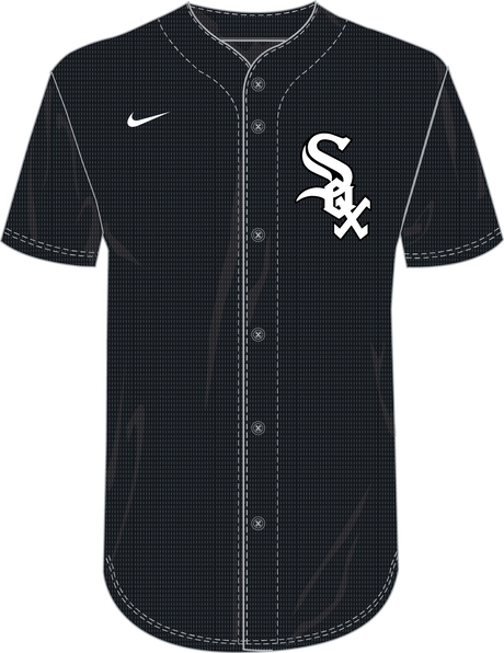 Nike Chicago White Sox Youth Institutional Full Button Jersey Fan Gear MLB Chicago White Sox