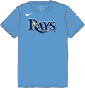 Nike Tampa Bay Rays Youth Institutional Short Sleeve Crew Neck Tee