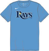 Nike Tampa Bay Rays Youth Institutional Short Sleeve Crew Neck Tee