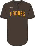 Nike San Diego Padres Youth Institutional 1 Button Pullover Fan Gear MLB San Diego Padres