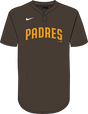 Nike San Diego Padres Youth Institutional 1 Button Pullover Fan Gear MLB San Diego Padres