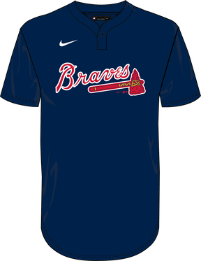 Nike Atlanta Braves Youth Institutional 1 Button Pullover