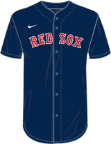 Nike Boston Red Sox Youth Institutional Full Button Jersey Fan Gear MLB Boston Red Sox