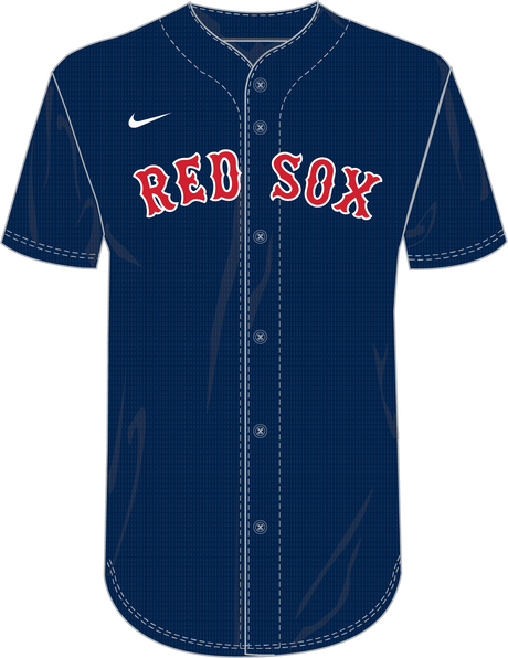 Nike Boston Red Sox Youth Institutional Full Button Jersey Fan Gear MLB Boston Red Sox