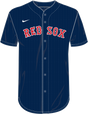 Nike Boston Red Sox Youth Institutional Full Button Jersey Fan Gear MLB Boston Red Sox