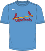 Nike St.louis Cardinals 1967-97 Youth Institutional Short Sleeve Cooperstown Crew Neck Fan Gear MiLB St.Louis Cardinals 1967-97