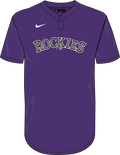 Nike Colorado Rockies Youth Institutional 1 Button Pullover Fan Gear MLB Colorado Rockies
