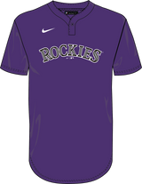 Nike Colorado Rockies Youth Institutional 1 Button Pullover Fan Gear MLB Colorado Rockies