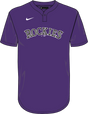 Nike Colorado Rockies Youth Institutional 1 Button Pullover Fan Gear MLB Colorado Rockies