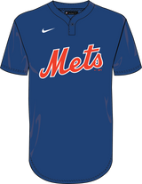Nike New York Mets Youth Institutional 1 Button Pullover Fan Gear MLB New York Mets