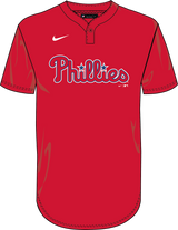 Nike Philadelphia Phillies Youth Institutional 1 Button Pullover Fan Gear MLB Philadelphia Phillies