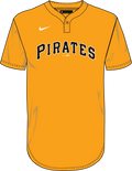 Nike Pittsburgh Pirates Youth Institutional 1 Button Pullover Fan Gear MLB Pittsburgh Pirates