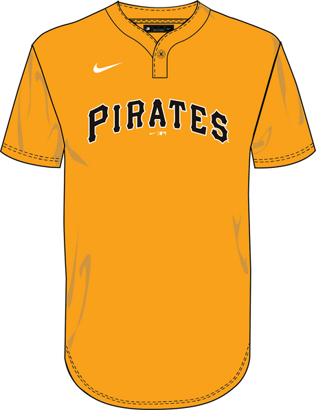 Nike Pittsburgh Pirates Youth Institutional 1 Button Pullover Fan Gear MLB Pittsburgh Pirates