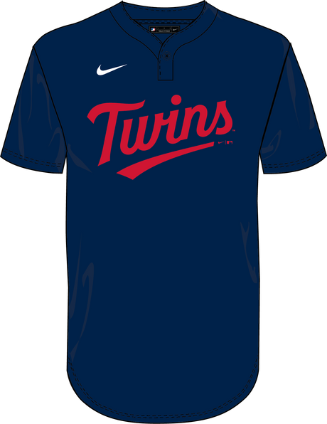 Nike Minnesota Twins Youth 1 Button Jersey
