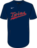 Nike Minnesota Twins Youth 1 Button Jersey