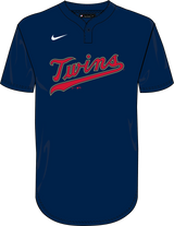 Nike Minnesota Twins Youth 1-Button Jersey