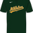 Nike Oakland Athletics Youth Institutional 1 Button Pullover Fan Gear MLB Oakland Athletics