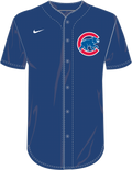 Nike Chicago Cubs Youth Institutional Full Button Jersey Fan Gear MLB Chicago Cubs
