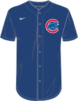 Nike Chicago Cubs Youth Institutional Full Button Jersey Fan Gear MLB Chicago Cubs