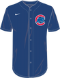 Nike Chicago Cubs Youth Institutional Full Button Jersey Fan Gear MLB Chicago Cubs