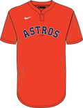 Nike Houston Astros Youth Institutional 1 Button Pullover Fan Gear MLB Houston Astros