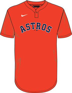 Nike Houston Astros Youth Institutional 1 Button Pullover