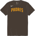 Nike San Diego Padres Youth Institutional Short Sleeve Crew Neck Tee Fan Gear MLB San Diego Padres