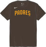 Nike San Diego Padres Youth Institutional Short Sleeve Crew Neck Tee Fan Gear MLB San Diego Padres
