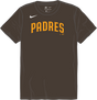 Nike San Diego Padres Youth Institutional Short Sleeve Crew Neck Tee Fan Gear MLB San Diego Padres